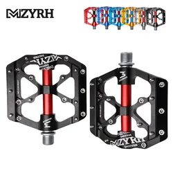 MZYRH Bicycle Pedals  3 Bearings Ultralight Anti-slip CNC BMX MTB Road Bike Pedal Cycling Sealed Bearing Bike Pedals