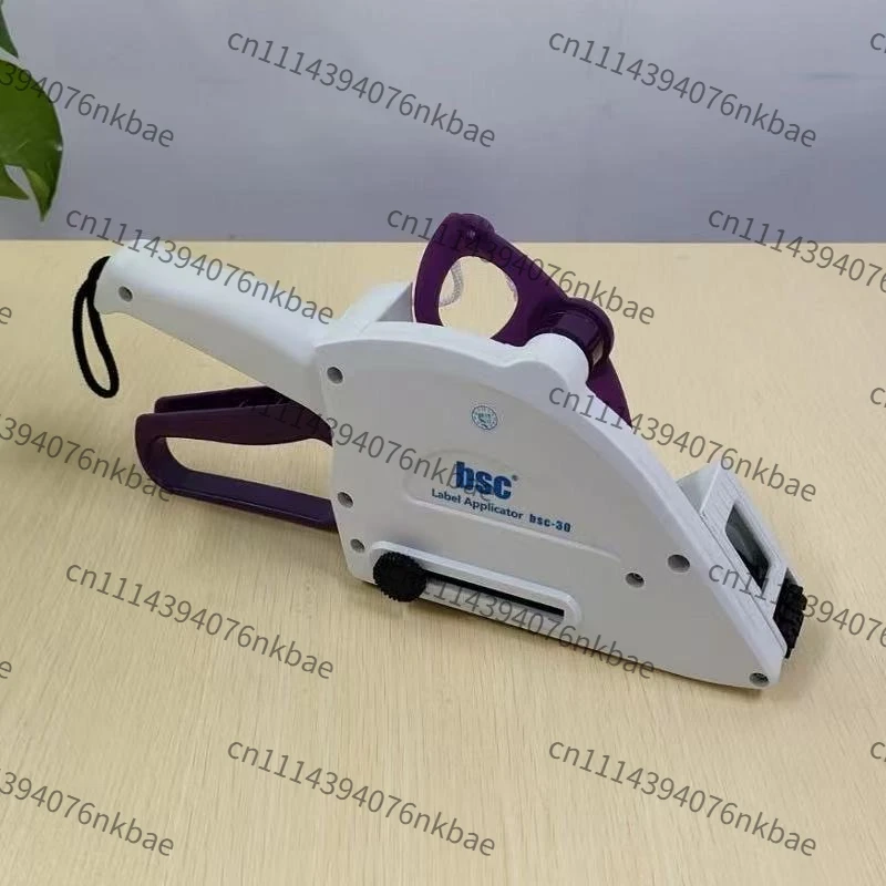 Semi‑Automatic Handheld Self‑Adhesive Labeling Machine, Fast Manual Barcode Label Applicator for Product Packaging