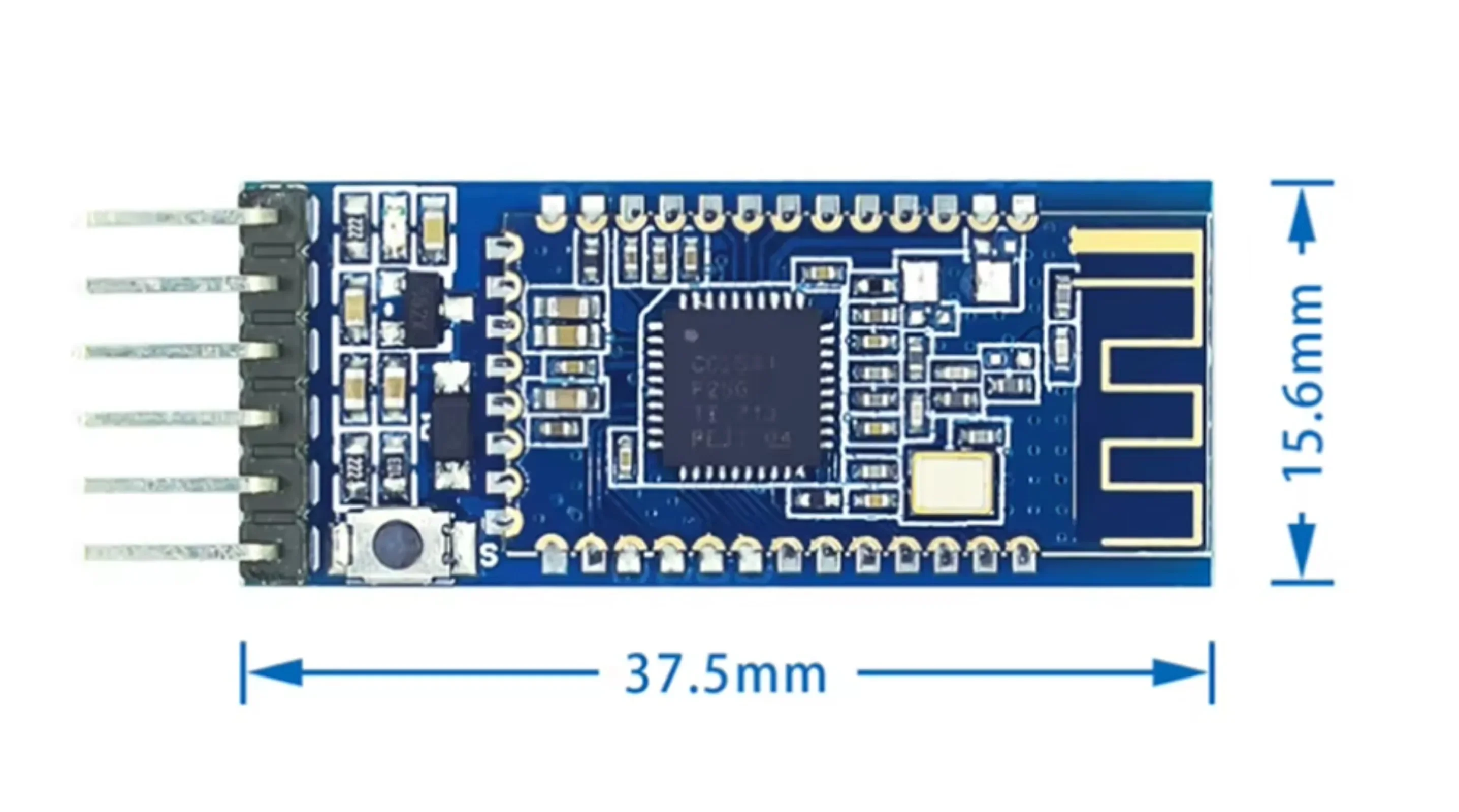 HM-10 CC2541 Wireless BT 4.0 Transceiver Module AT Command 2.4G 3.6-6V 100m Range 10PCS Set for DIY Electronics Workstation
