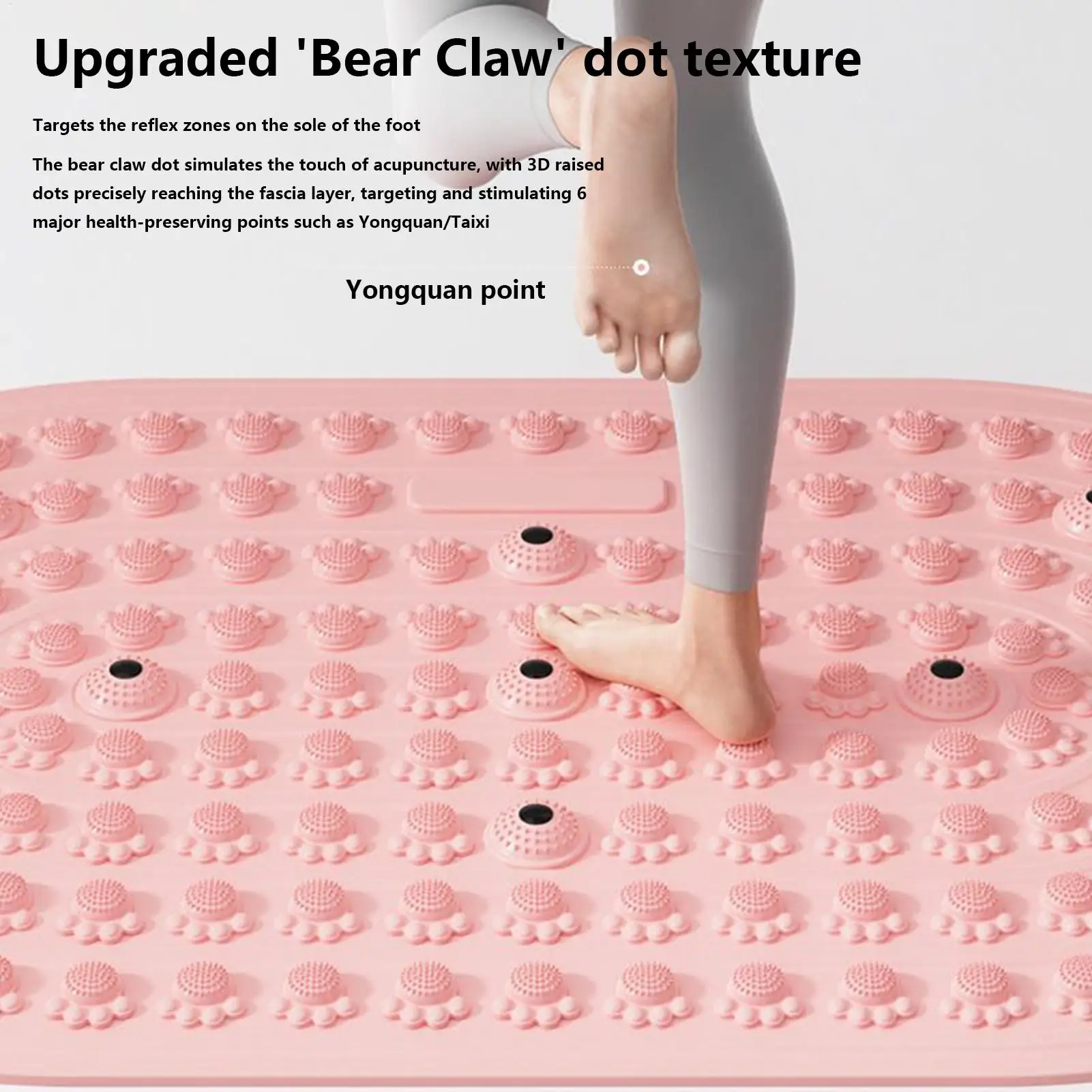 

Массажная подушка для ног против усталости, удобная складная массажная подушка для точек давления для ног для мужчин, женщин, мальчиков, девочек, молодежи, подростков