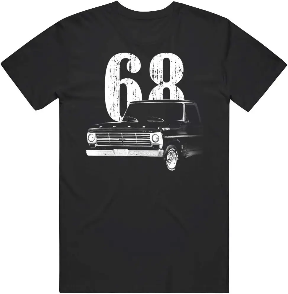 

1968 F100 Pickup Truck Front Side View with Year T Shirt