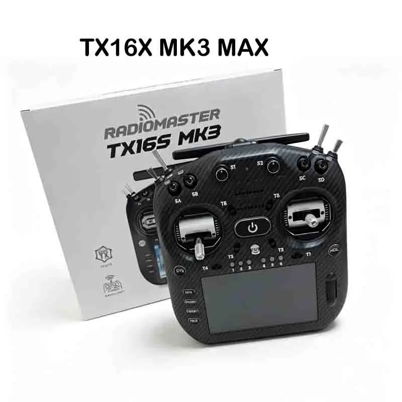 RadioMaster TX16S MK3 Max Dual-Band Gemini V6 Hall Gimbal 5 Zoll IPS Touchscreen EdgeTX ExpressLRS ISM 2.4GHz Funkfernsteuerung