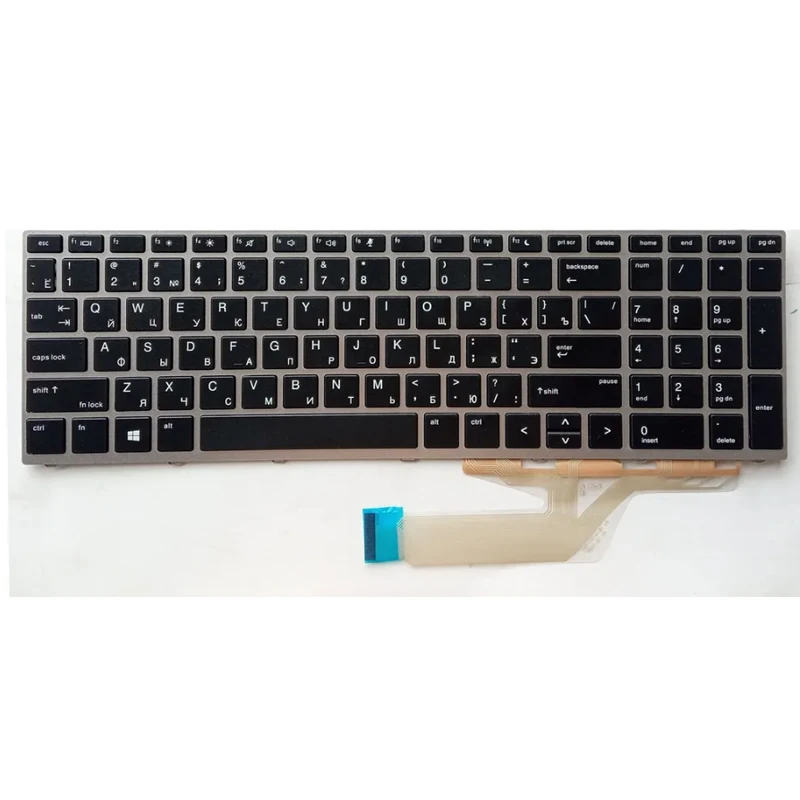 

XIN-Russian-US Laptop Keyboard For HP Probook 450 G5 455 G5 470 G5 650 G4 650 G5 NO Backlit No pointer