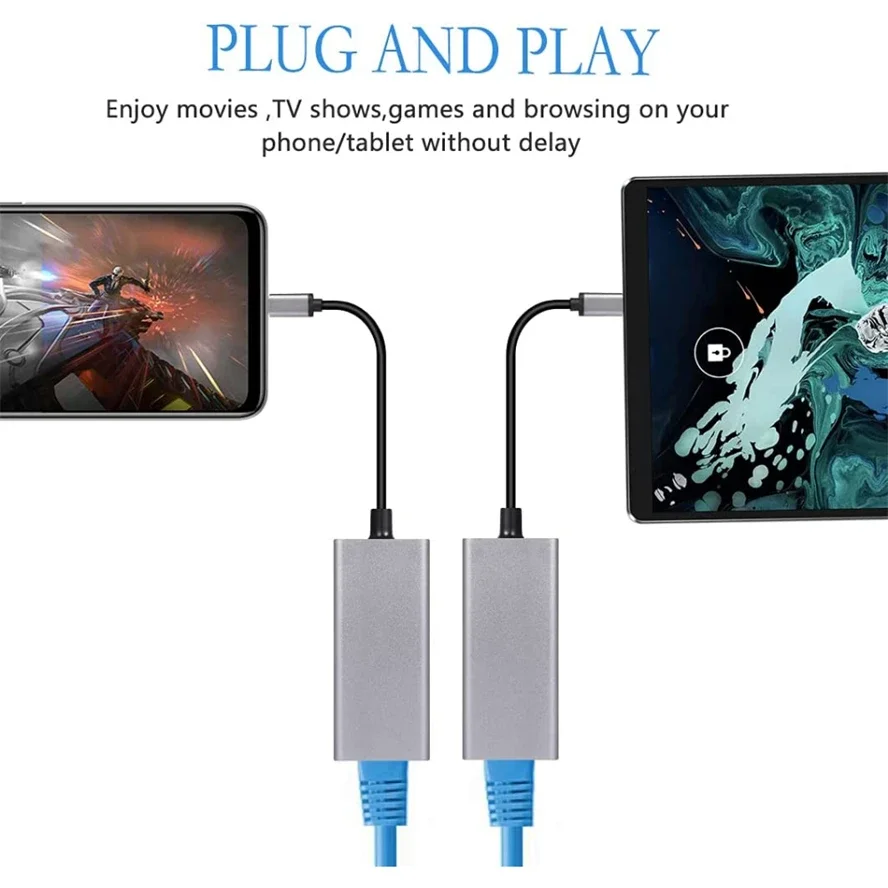 USB 3.0 نوع C محول إيثرنت بطاقة الشبكة USB Type-C إلى RJ45 1000Mbps Lan كابل الإنترنت لأجهزة MacBook PC Windows XP 7 8 10 LUX #5