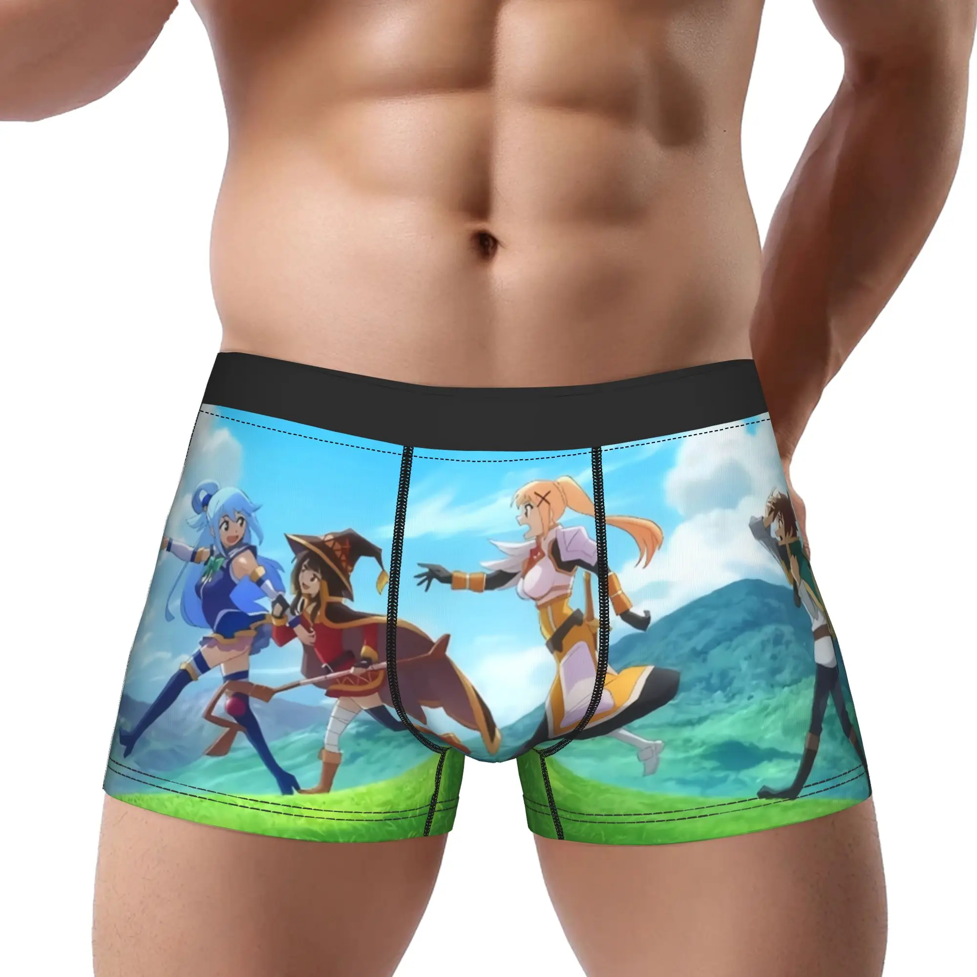 

God’s Blessing on this Wonderf Underpants Breathbale Panties Men's Underwear Comfortable Shorts Boxer Briefs
