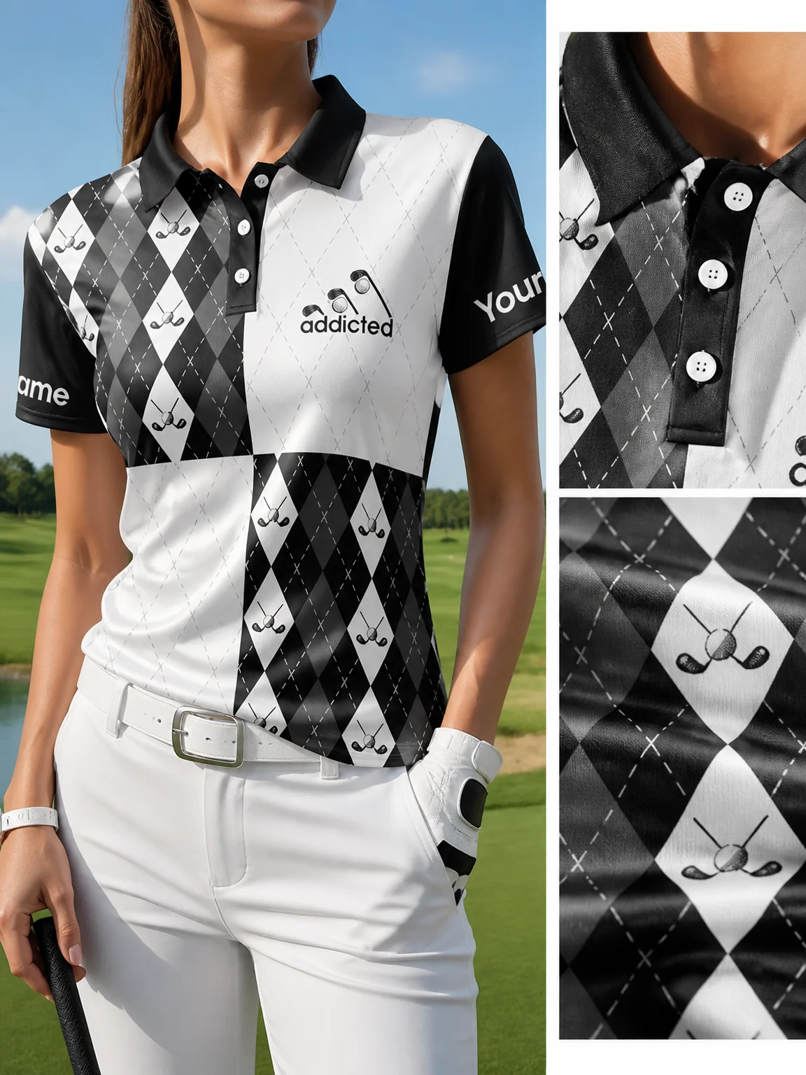 Women's Casual Polo Shirt, Basic Commuting Style, Comfortable Button-Down Shirt, Sports Top, Office Wear, Short-Sleeve Top