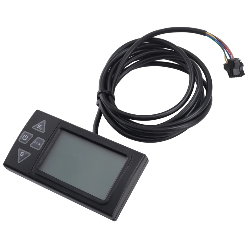 【RU09】S861 Layar LCD Ebike dengan Steker SM untuk Sepeda Listrik Panel Kontrol Pengontrol BLDC Hitam 24V-36V