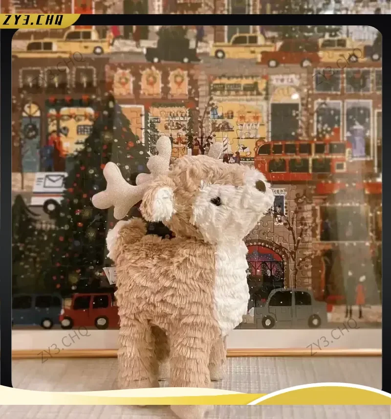 

New Limited Edition Christmas Reindeer 36cm Mitz Reindeer And Reindeer Doll Figurines For Home Decoration And Christmas Gifts