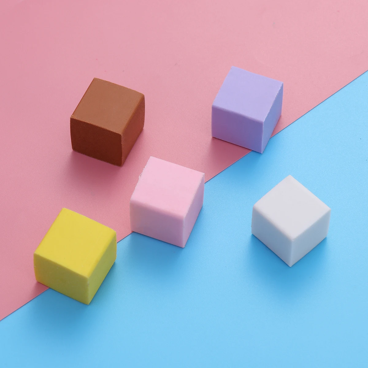 

5 Pcs Milk Eraser Scented Erasers Cartoon Fun for Kids Creative Stationery Students Safe