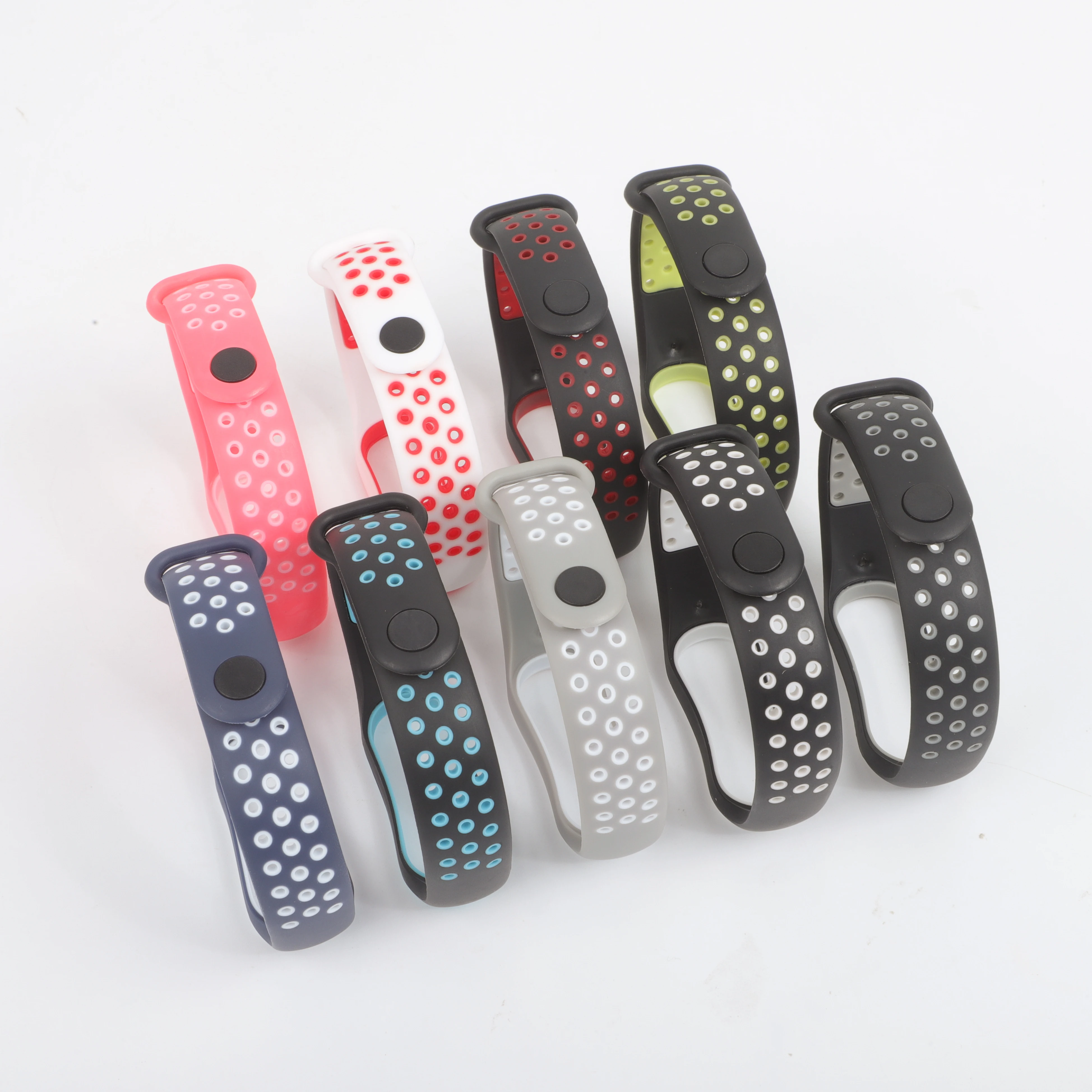 Silicone Strap for Xiaomi Mi Band 7 6 5 4 3 Sport Replacement Bracelet Correa Xiaomi Smart Band 7 6 5 4 3 Watchbands Accessories