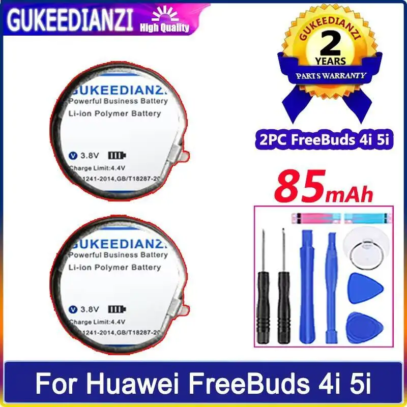 

85 мАч легкий надежный источник питания для Huawei Freebuds 4I 5I Bluetooth наушники 2 шт. аккумулятор