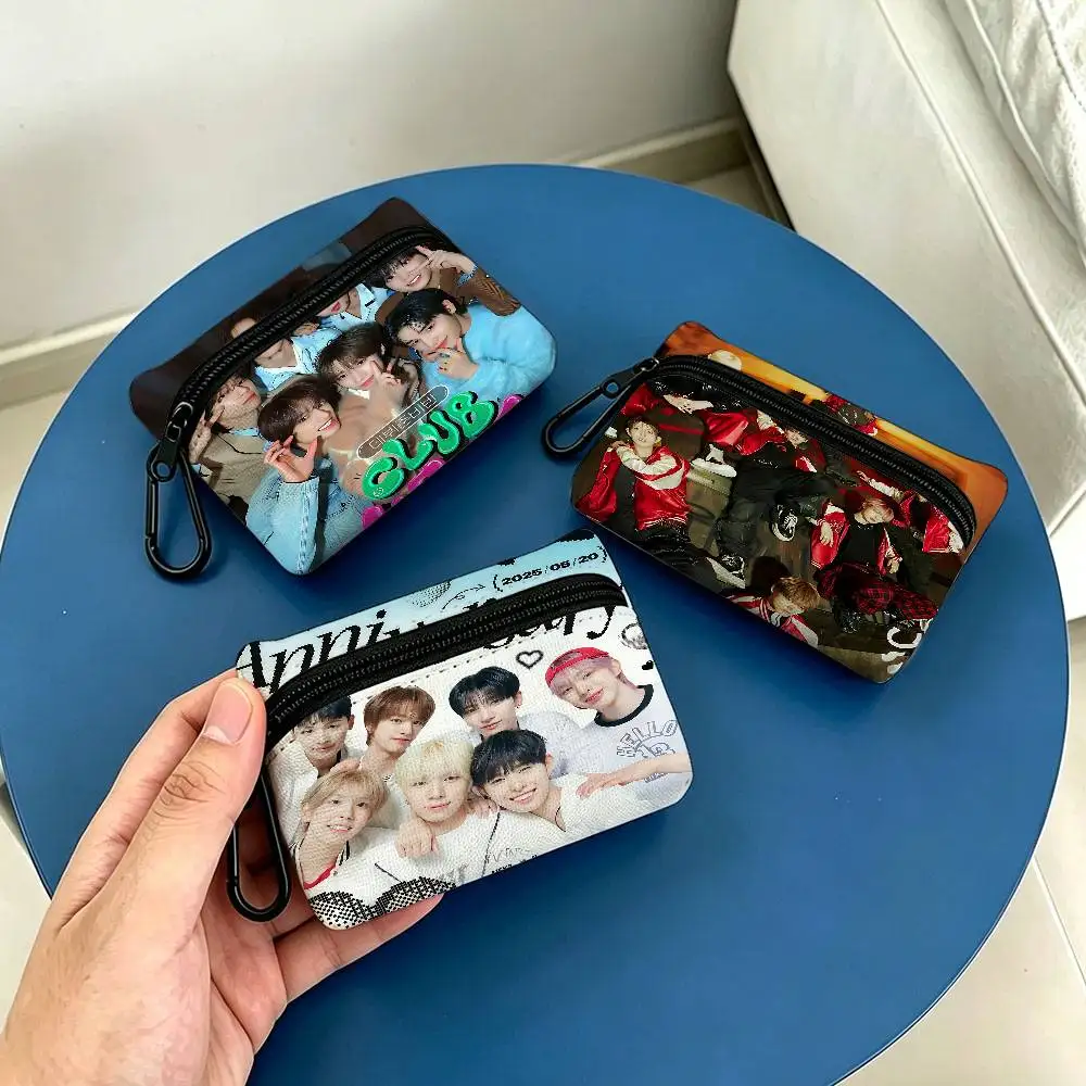 Boy Group N-NEXZ Daily Carry Oxford Fabric Small Coin Purse Multi-use Storage Pouch For Keys Cards Coins