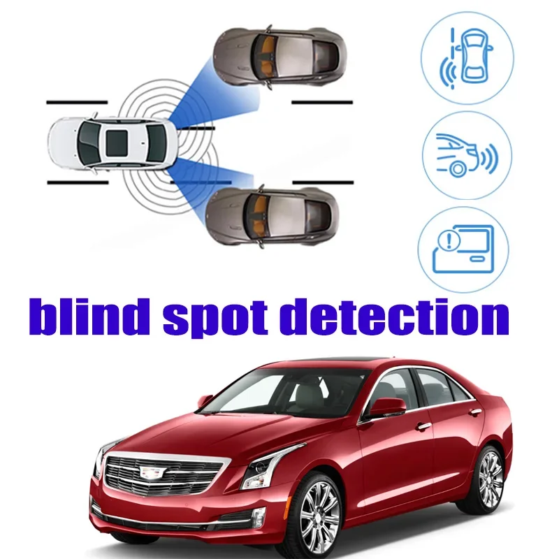 For Cadillac ATS 2013~2019 Car BSD BSA BSM Blind Area Spot Warning Safety Drive Alert Mirror Rear Radar Detection System