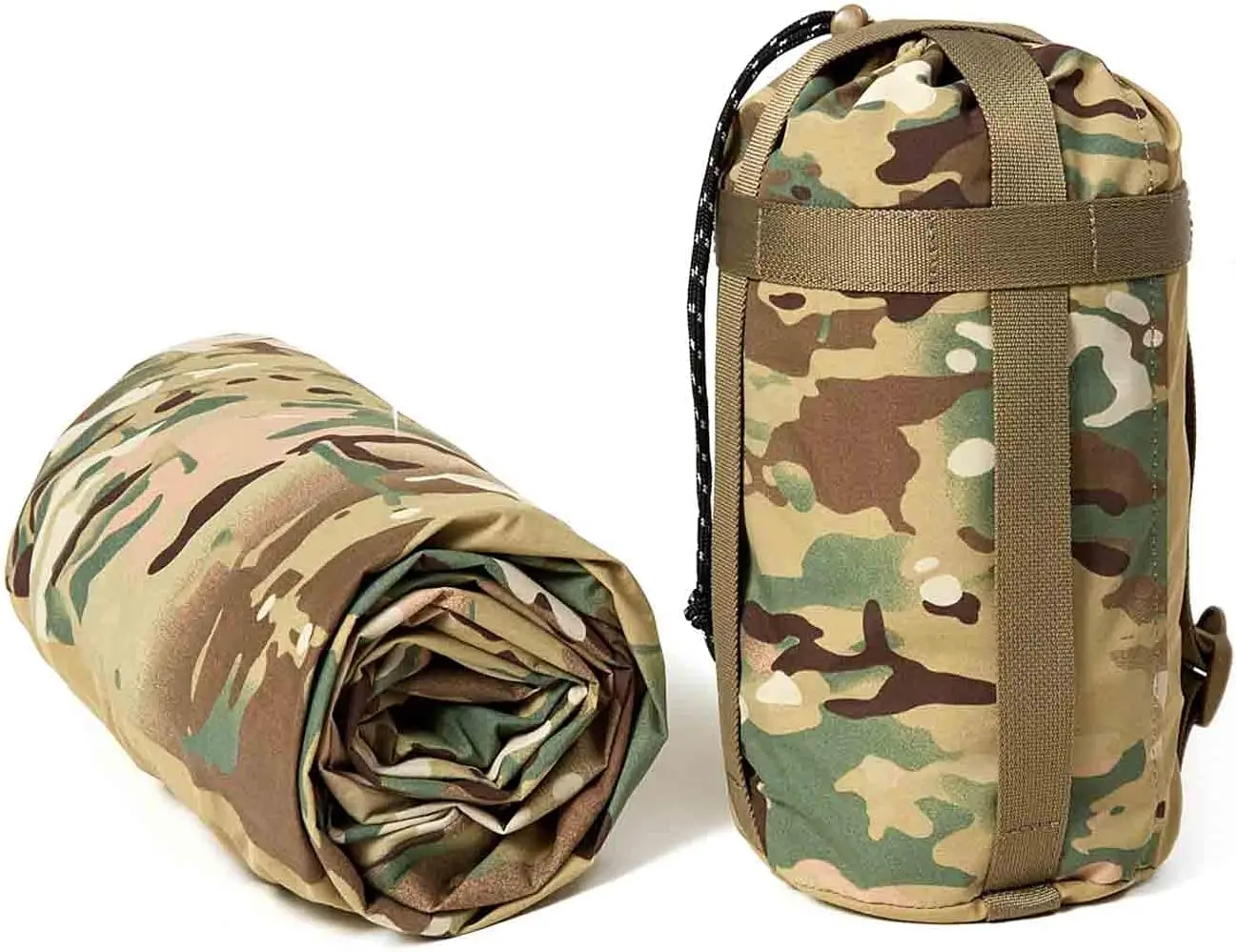 Funda Impermeable y Transpirable para Saco de Dormir, Refugio de Grado Militar con Bolsa de Compresión