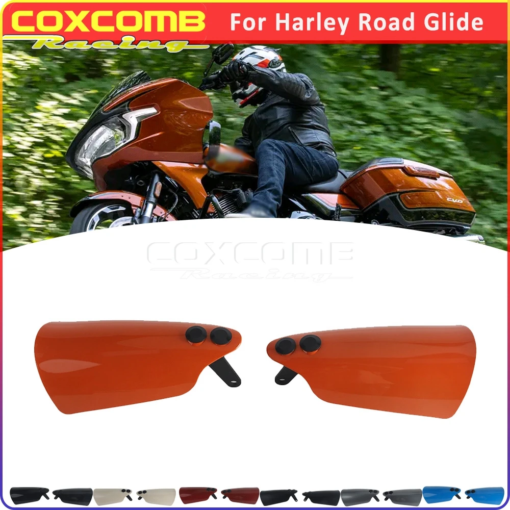 

Handle Bar Guards Protection Motorcycle Handguard Shield Protector For Harley Touring Road Glide FLTRX FLTRXSE FLTRXSTSE 2023-25