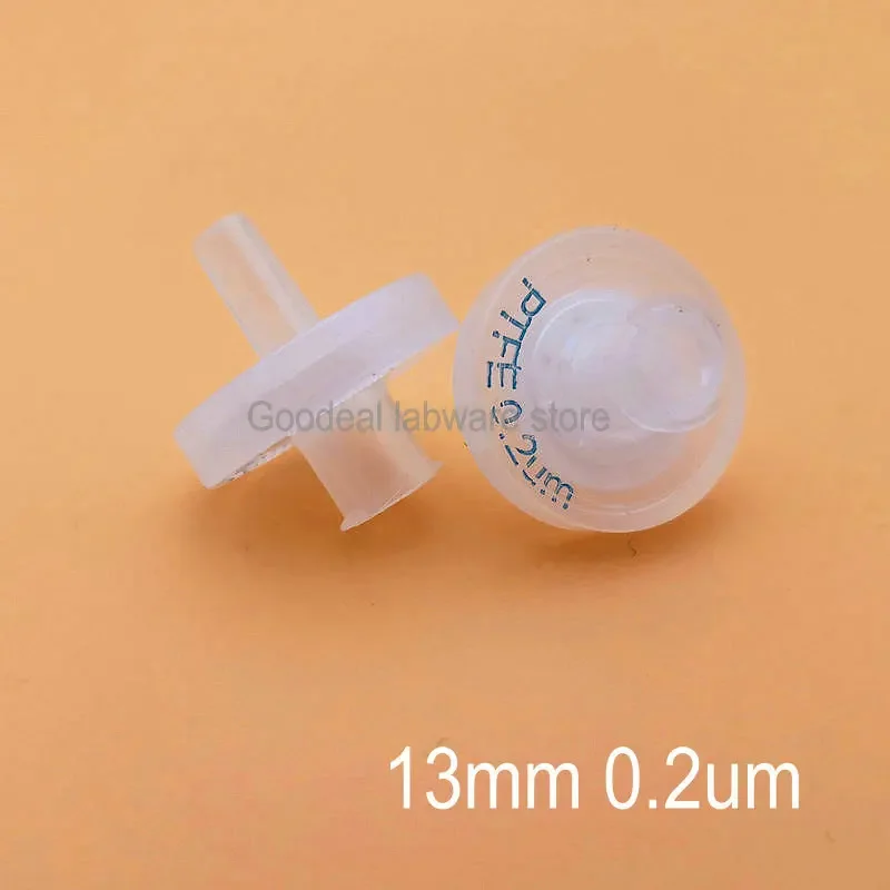 10pcs/lot 13mm 25mm Vent Syringe Filter with PTFE Microporous Membrane for Chromatography (HPLC, IC)