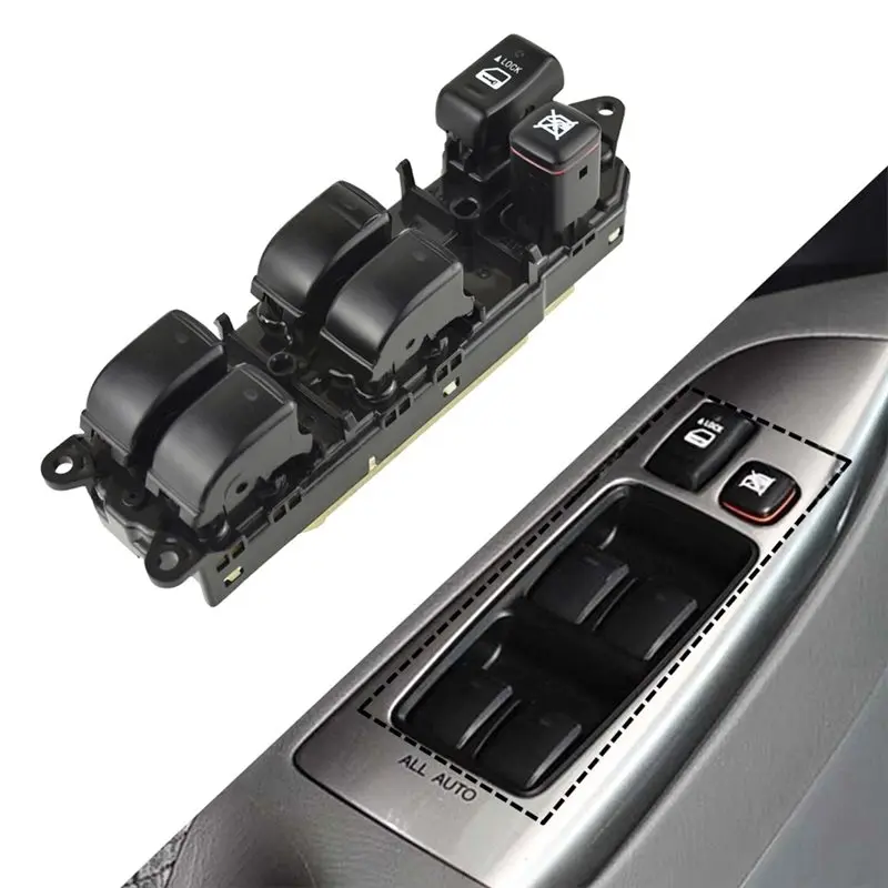 بقوة لتويوتا لاند كروزر برادو 2002-2010 لكزس GX470 RX300/330/350 مفتاح نافذة رئيسي 84040-48120