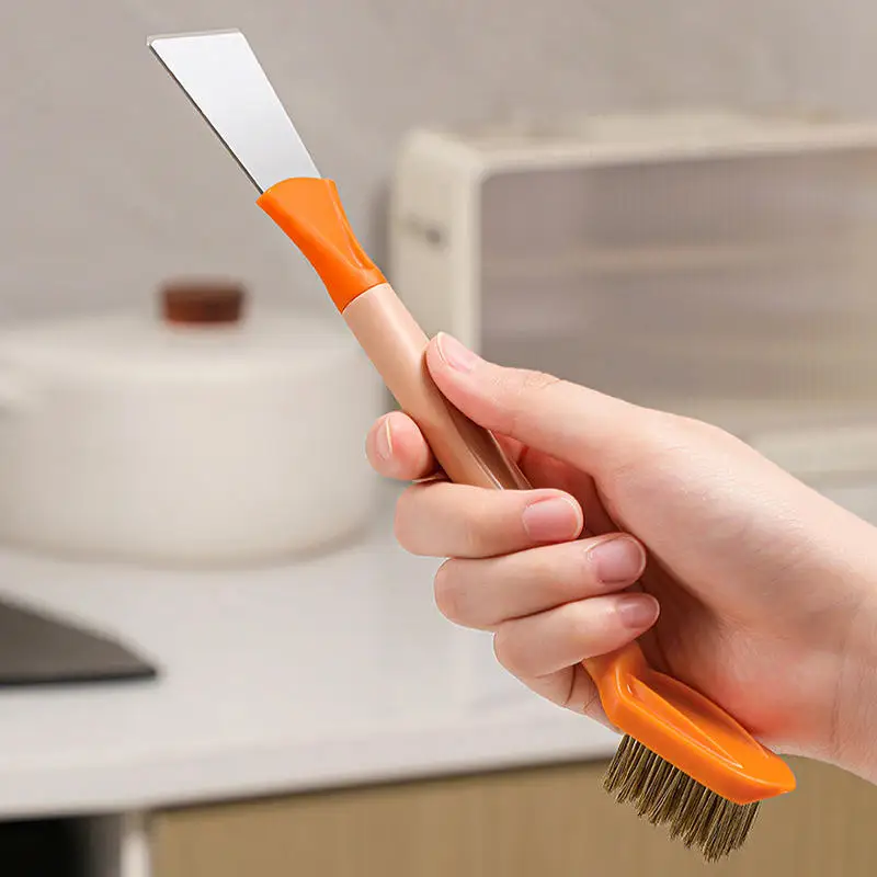 Multi-functional Wire Brush Stove Durable Kitchen Tool For Wire Brush Bathroom Gap Cleaning Brush Stain Remover Shovel