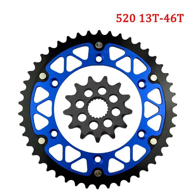 Motorcycle 13T 45T 46T 47T 48T 49T 51T 52T Front & Rear Sprocket Kit For YAMAHA WR250 WR250F YZ125 YZ250 YZ250F P R T E W X Y Z