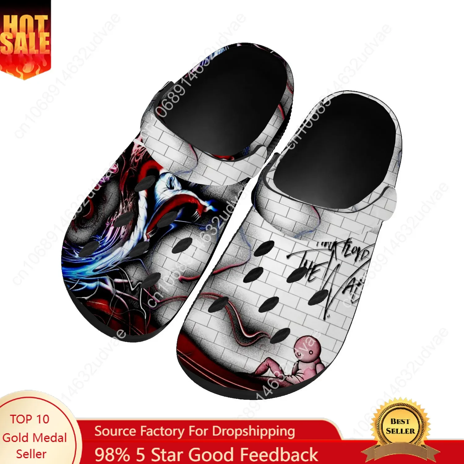 We'Re Pink Just Two Lost Souls Floyd Water Shoes Mens Womens High Quality Home Garden Clogs Customizd Sandals Beach Hole Slipper