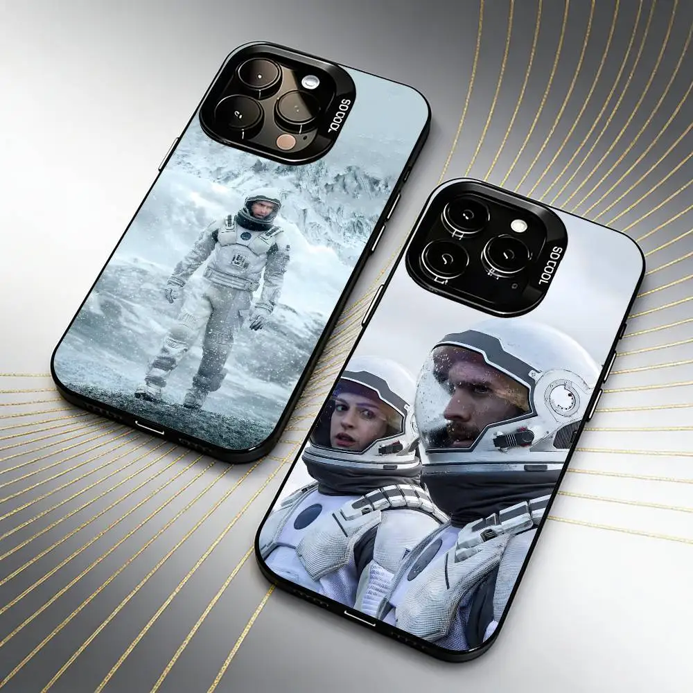 

Classic Science Movie I-Interstellar Phone Case For iPhone 16 17 15 14 12 13 Pro Max Black Color Shockproof Cover