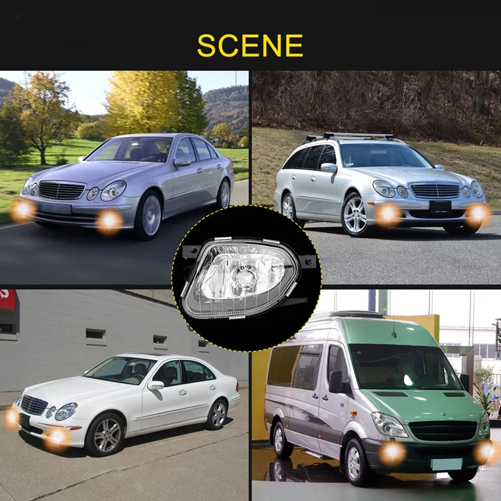 

Car Fog Lights Headlights For W211 2003-2006 E200 E220 E240 E280 E300 E320 E350 E420 E500 A2118201156-A28K
