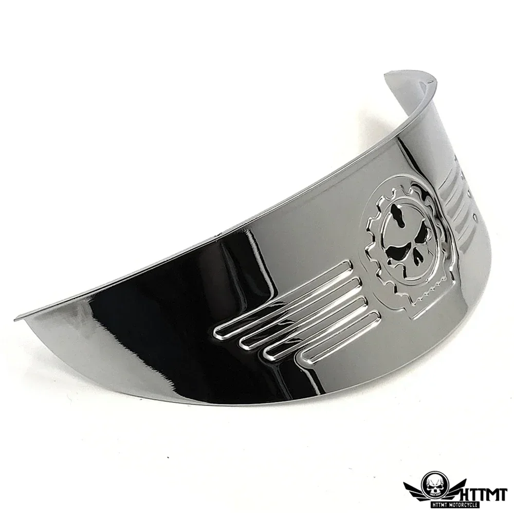 Motoraccessoires 7 ''Koplamp Vizier Voor Yamaha Road Royal V Star Virago Honda Cruisers Zwart