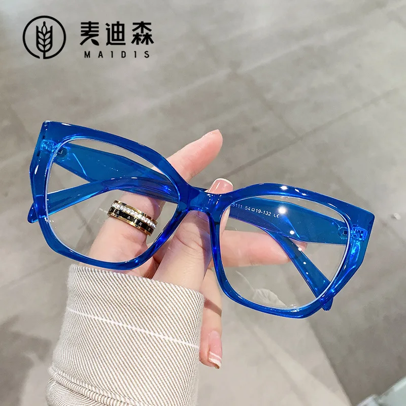 Fashion Anti-blue Light Glasses Women Computer Glasses Frame Retro prescription multifocal glasses single vision myopia custom