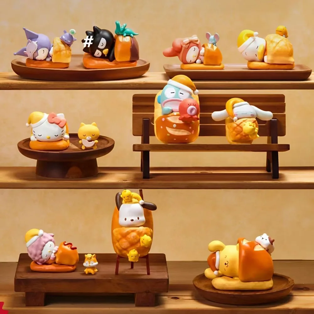 

Genuine MINISO Sanrio Happy Baking Series Figice Blind Box Sanrio Trendy Toy Surprise Toy Girls' Gift