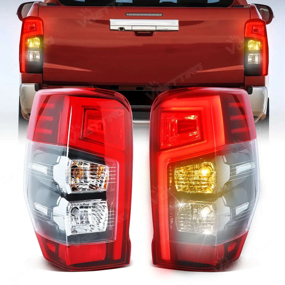

Для Mitsubishi Triton L200 2019 2020 2021 2022, светодиодный задний фонарь в сборе, задний фонарь, стоп-сигнал, указатель поворота, аксессуары для дальнего света
