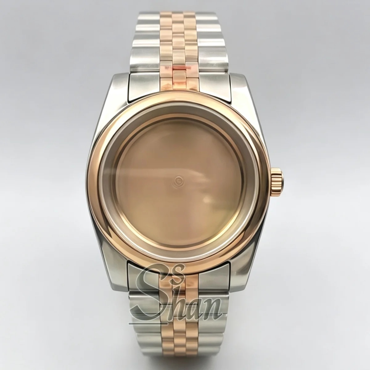 36mm & 39mm Watch Case, Round Sapphire Crystal Bezel, For Ronda 515 Quartz Movement, Stainless Steel Strap, 100M Water Resistant