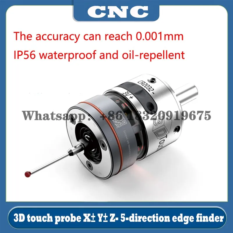 Imagem -04 - Cnc 2024 Mais Recente Wp500 v6 Anti-rolo 3d Edge Finder Sonda de Toque para Encontrar a Sonda Central de Mesa Compatível com Mach3 e Grbl