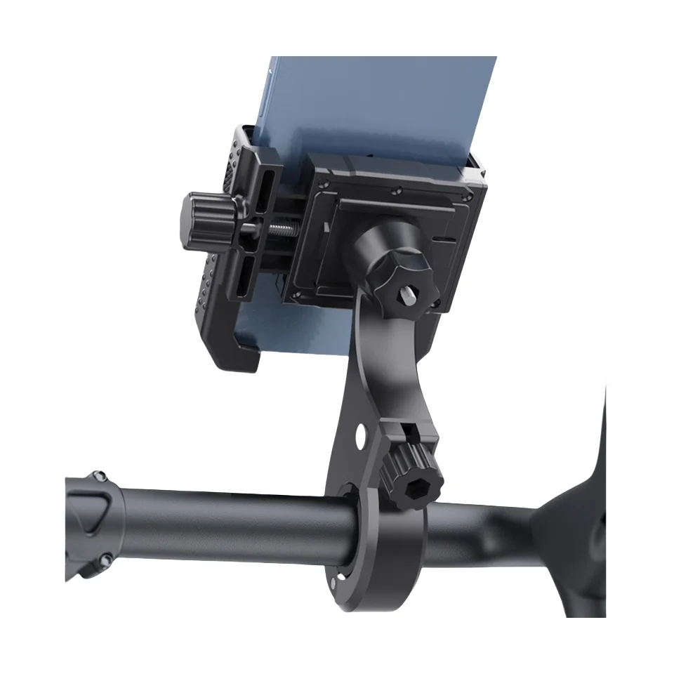 Держатель для телефона на мотоцикл и велосипед с амортизатором, противоударный руль для скутера, поддержка безопасности для Apple 14 Xiaomi Huawei Samsung