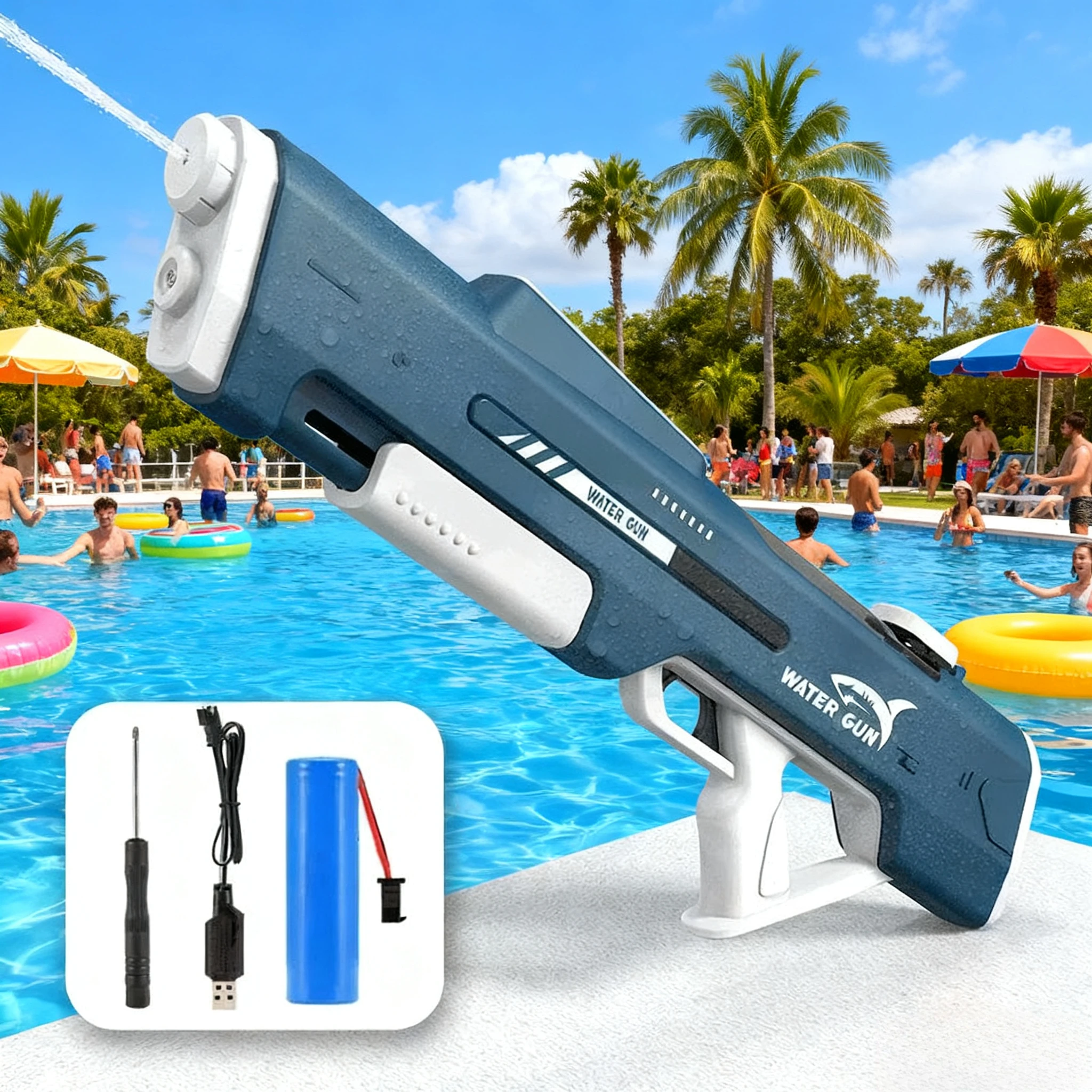 

Летние супер электрические водяные пистолеты, игрушки, большая емкость, автоматические водяные пистолеты, детские уличные игрушки для бассейна, подарки для мальчиков