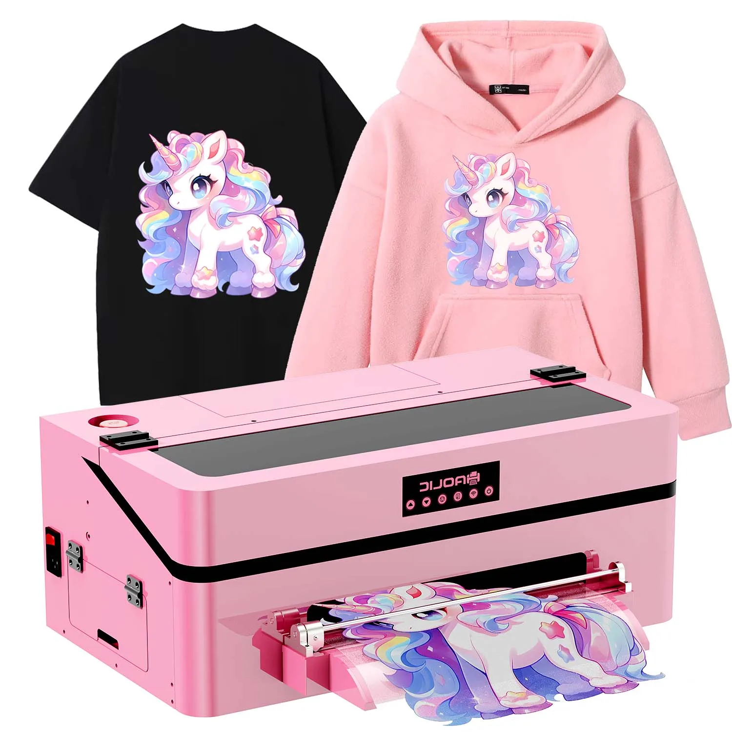A3 XP600 DTF Printer Pink 13inch Transfer Printing Machine Imprimante DTF Inkjet Printer For Small Business Startup