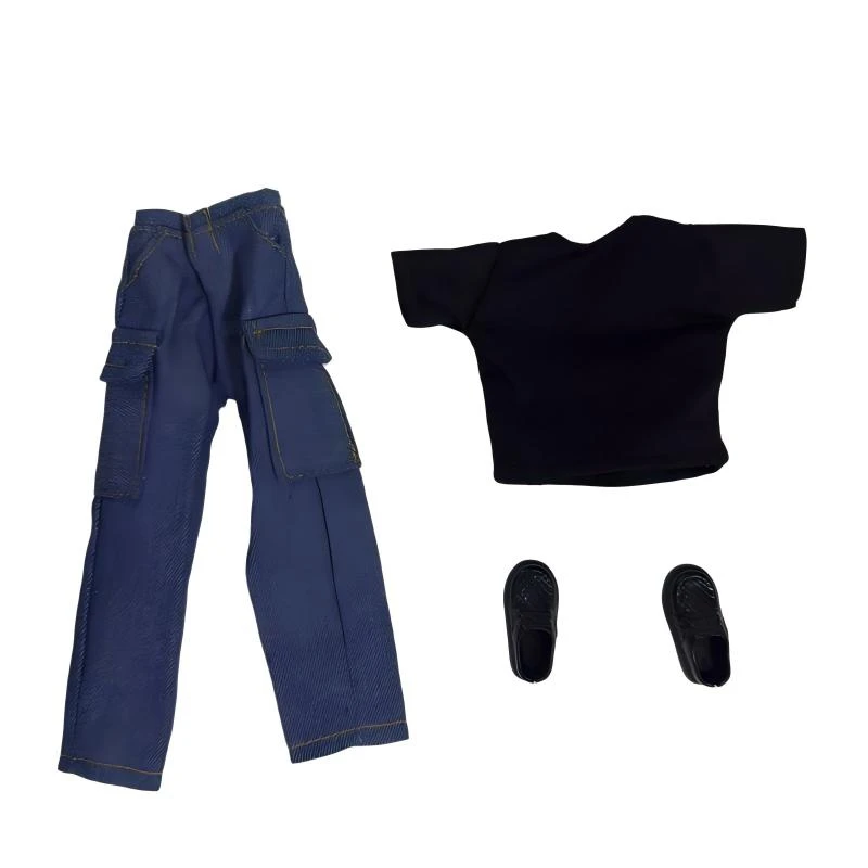 

Fashion Doll Clothes 12 Inch Male Doll Wear High Quality Jeans T-shirts Shoes Dolls Accessories Fast Shipping Costume For Ken
