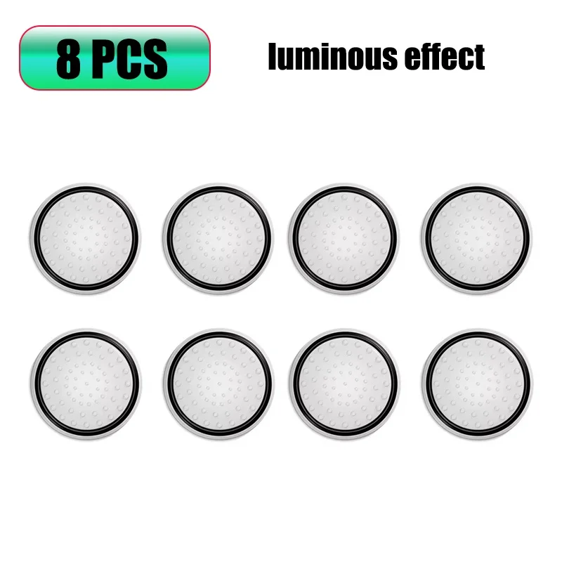 8 Stück Thumb-Stick-Griffkappen-Abdeckung für PS5 PS4, leuchtende Silikon-Joystick-Griffkappen für Xbox 360 One Series X/S Controller
