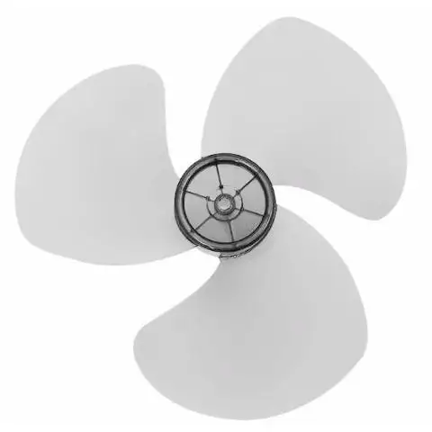 Fan Parts 3-blade Grey Transparent Fan Blade for 12 inches Table Fan FT30-15A/FT30-10A