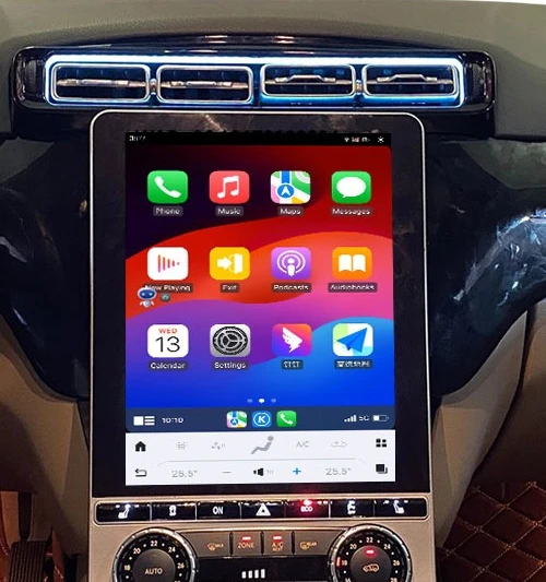 12.1'' Carplay for ML 2012-2015 Android 14 Car Radio Multimedia Navi Head Unit Wireless Player HD Screen Dual System