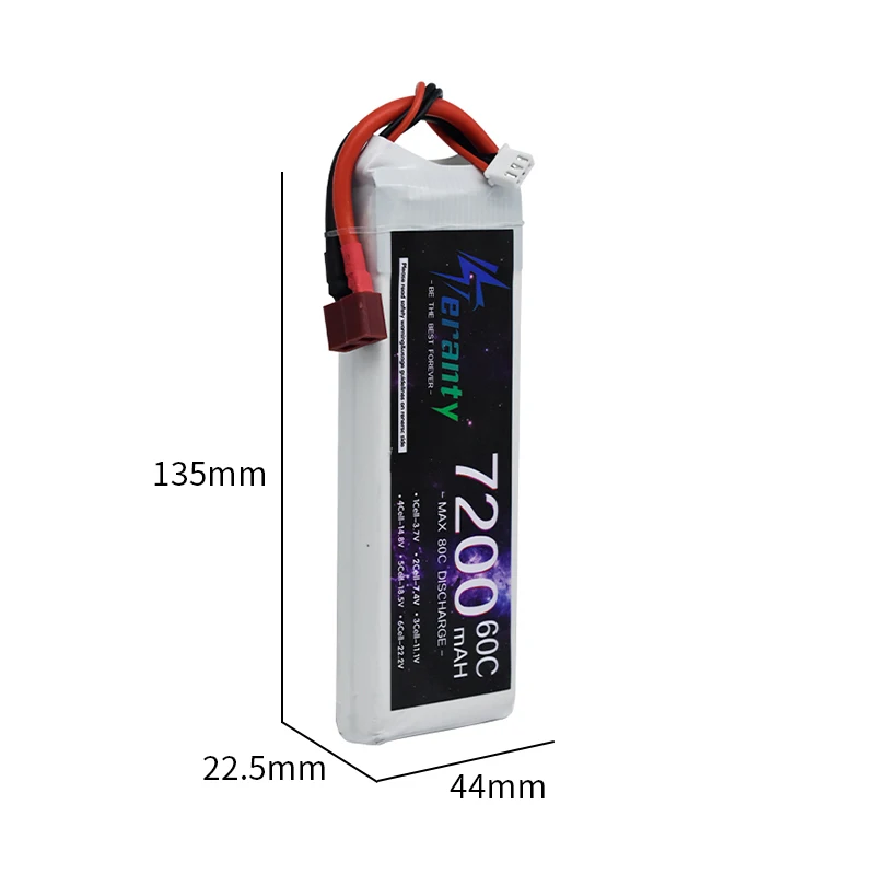 Wtyczka 60C bateria Lipo 2S 7.4V 7200mah XT60 do zdalnie sterowany Quadcopter samochodu dron FPV części łodzi samolotu z XT90 Deans T Tamiya