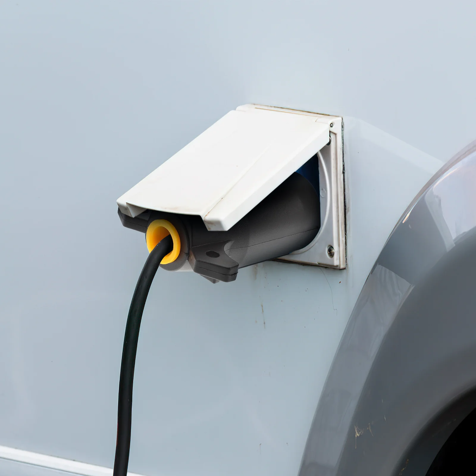 Pin plug adaptador rv carro barco reboque luz conector cablagem preto 7 vias reboque plug conector elétrico