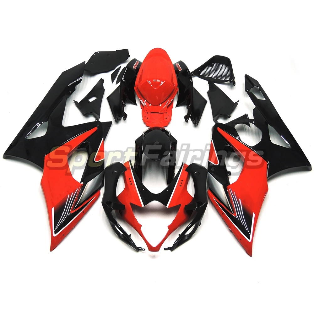 Do zestaw nadwozia motocyklowych Suzuki GSXR1000 GSX-R1000 K5 K6 2005 2006 wtrysk ABS plastikowy zestaw pełne owiewki akcesoria formy