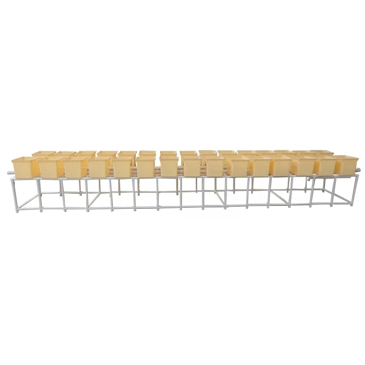 Hydroponic Dutch buckets are used in agricultural irrigation systems