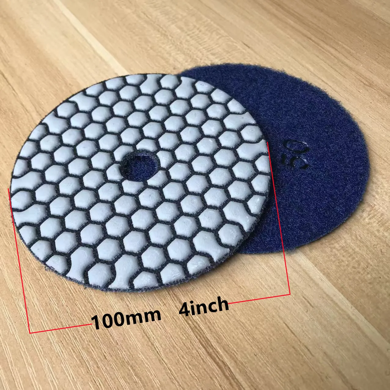 1/3/6/7Pcs Diamond Dry Polishing Pads Granite Marble Flexible Resin Sanding Discs 100mm Ceramic Stone Polisher 4inches