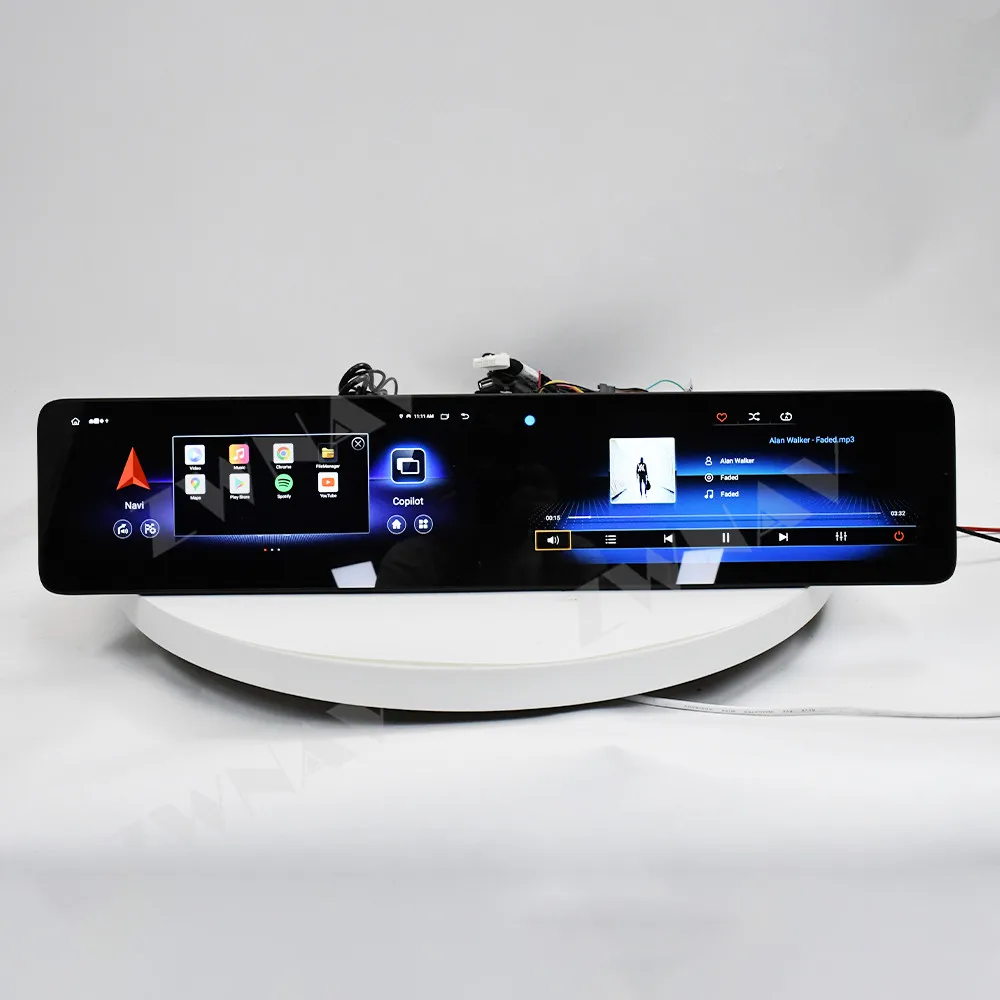 Doppio 12.3 ''Android 13 Per Mercedes-Benz C 2011-2014 Navigazione GPS per auto CarPlay Schermo HD Lettore multimediale Unità principale Radio