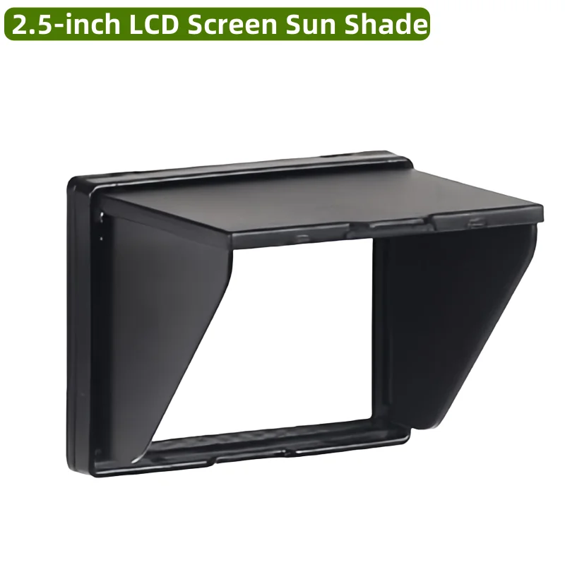 2.5inch Recorders Camera Monitor LCD Screen Sunshade Sun Hood Video Display Visor Protective Cover Shield Shade Light Block