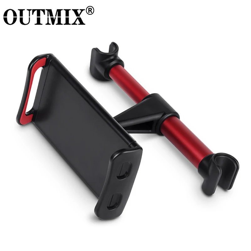 Adjustable Phone Tablet PC Car Holder Stand Back Auto Seat Headrest Bracket Support Accessories for iPhone X 8 iPad 1 2 3 4 Mini