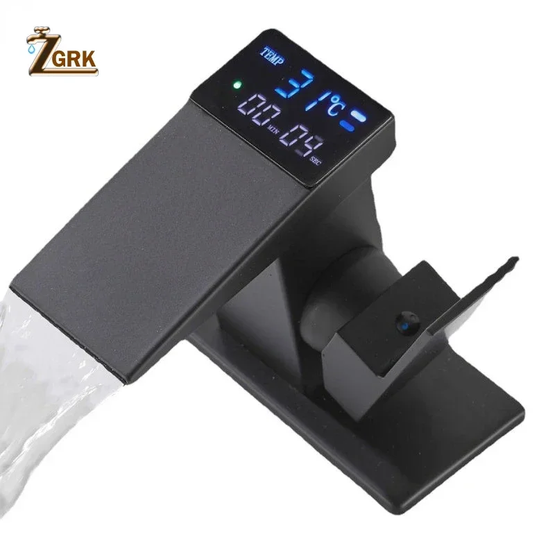 Bathroom Faucet Digital Display Basin Faucet Bathroom Hydroelectric Power Generation Bathroom Mixer Tap Intelligent Sink Faucet