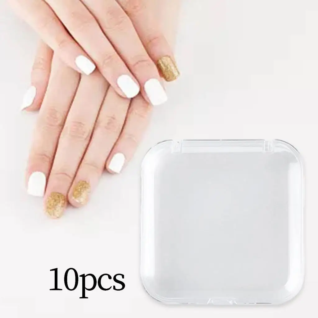 

10x Press on Nail Storage Boxes Nail Packing Box for Home Nail Salon