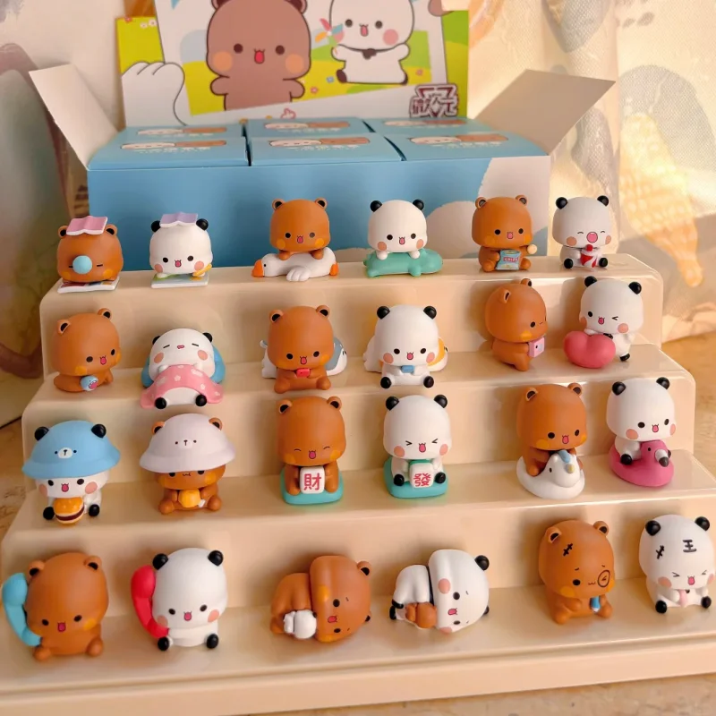 

Yier и Bubu V3, мини-статуэтки в слепой коробке, милые пары, серия повседневной жизни, настольные украшения, коллекционные модные игрушки, подарок